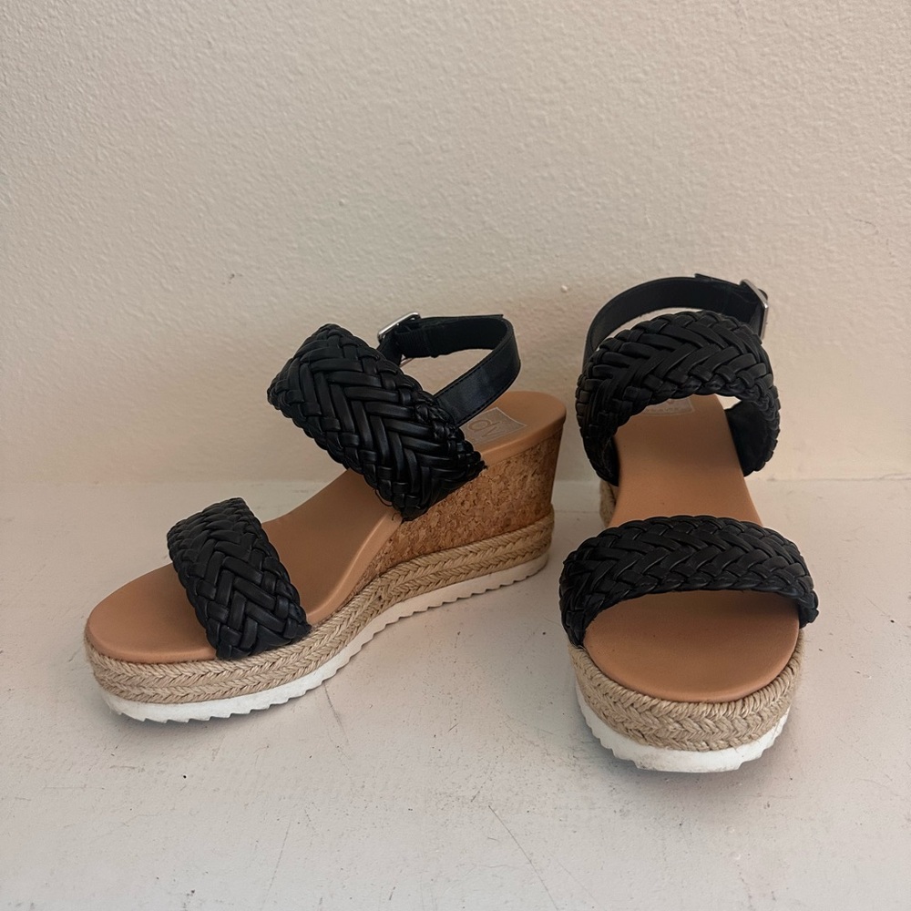 DV by Dolce Vita Black Wedge Shoes